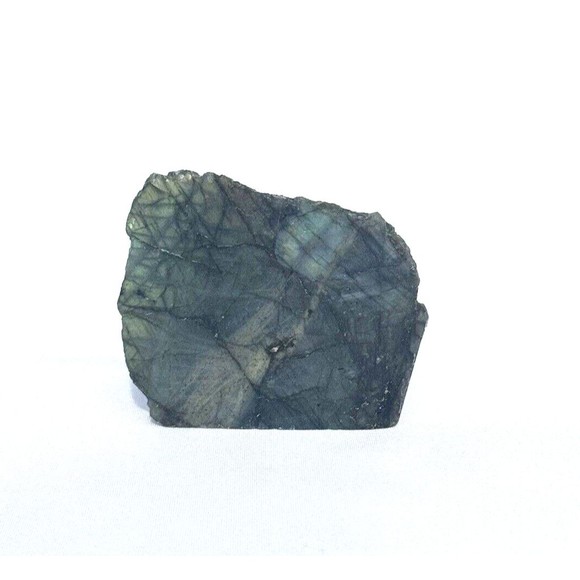 Labradorite Raw and Semi-Polished Specimen Slab 2.5" x 3" - Picture 1 of 12